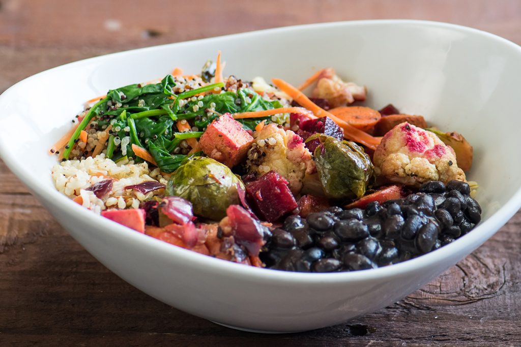 Sharkys Seasonal Roasted Vegetable Bowl