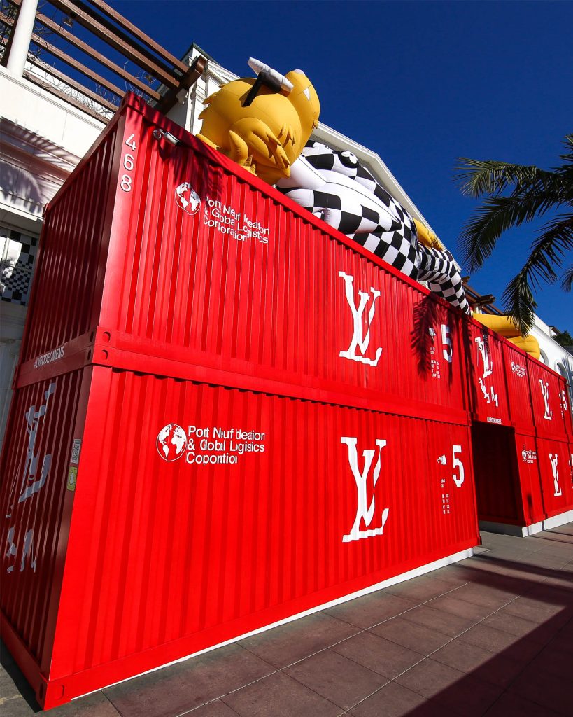 Louis Vuitton Spring-Summer 2021 Collection 'Message in a Bottle' Shipping  Containers Make Stop in Singapore