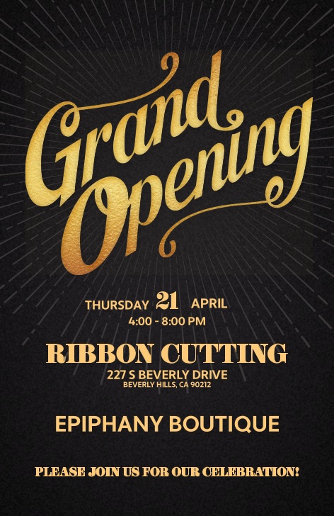 Grand Opening