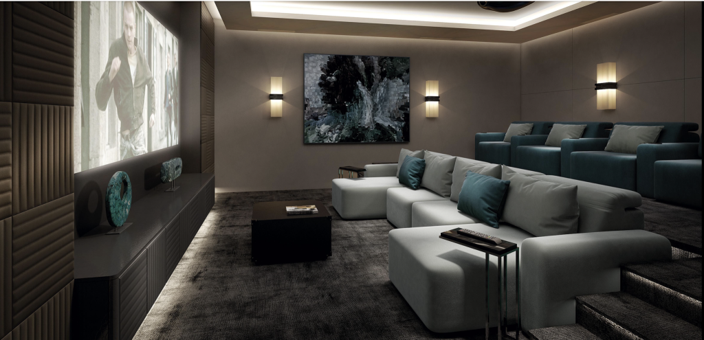 luxury homes theater