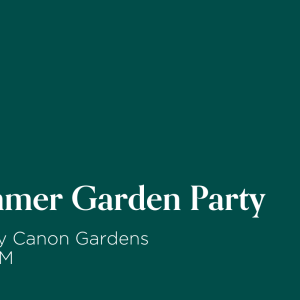 Event 2 Summer Garden Party