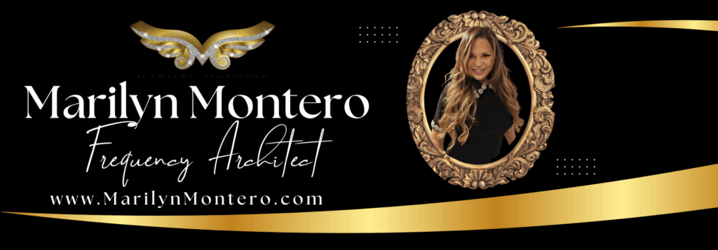 Marilyn Montero logo and contact information — Subconscious Frequency Architect Beverly Hills