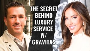 Gravitas owner Brandon Steven interview with Alexandra Miklosova from Luxury on Call Podcast